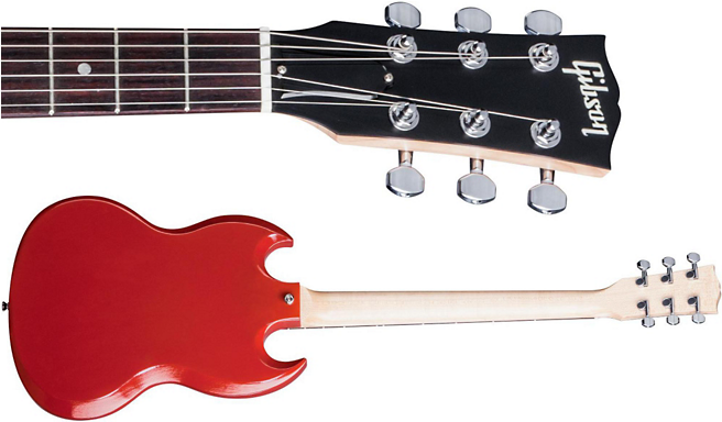 This, Once Again, Puts The 'custom' Tag To Scrutiny - Gibson 2017 Sg Fusion Electric Guitar Ebony (655x468), Png Download