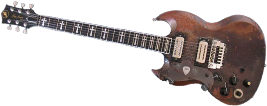 Of Course, Like Any Guitar Player, Iommi's Sound Is - Jaydee Old Boy Sg (595x284), Png Download