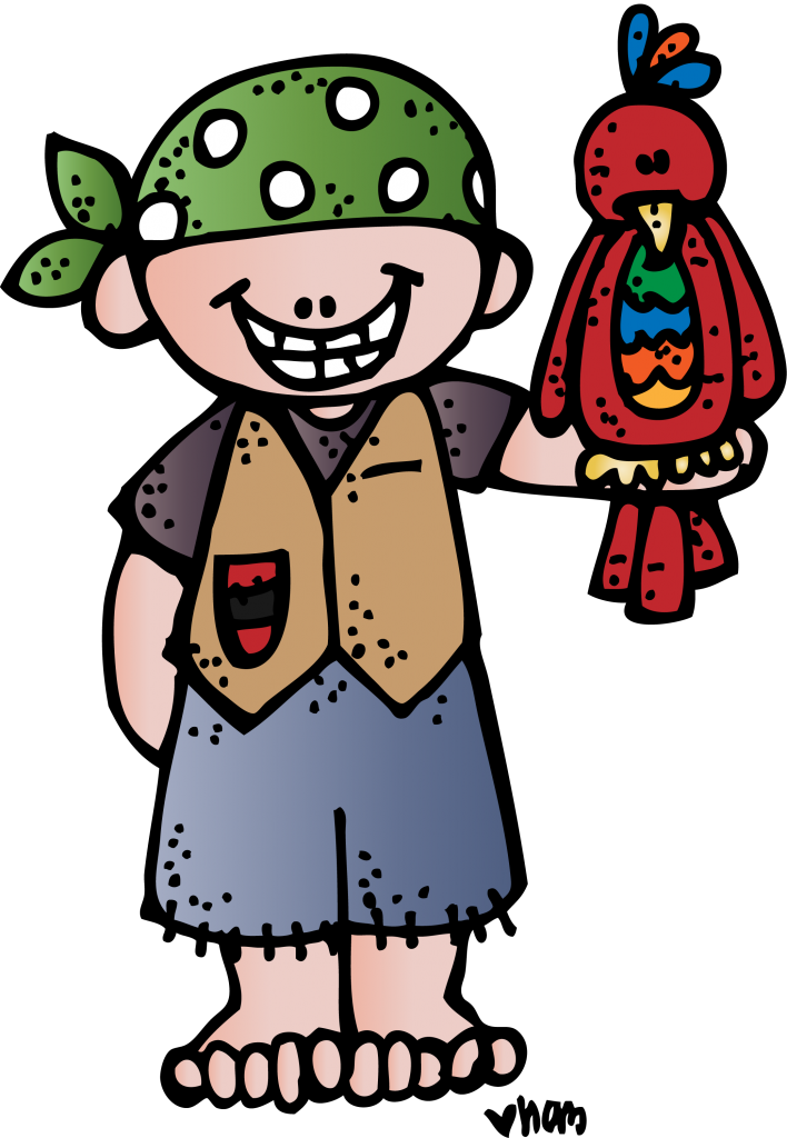 3 Clipart Melonheadz - Melonheadz Pirate Clipart (708x1024), Png Download