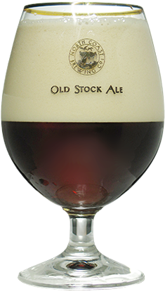 Old Stock Ale Pour - Wine Glass (510x430), Png Download