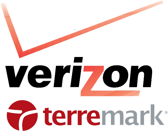 Verizon Scoops Up Terremark - Verizon Logo High Resolution (576x455), Png Download