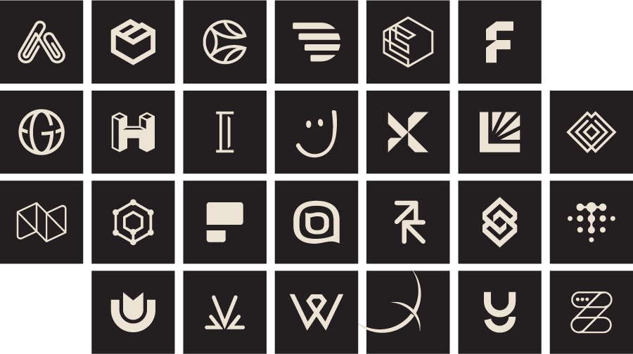 Client Logos/icons/monograms Forming Monogramico - Pashto ا ب (900x504), Png Download