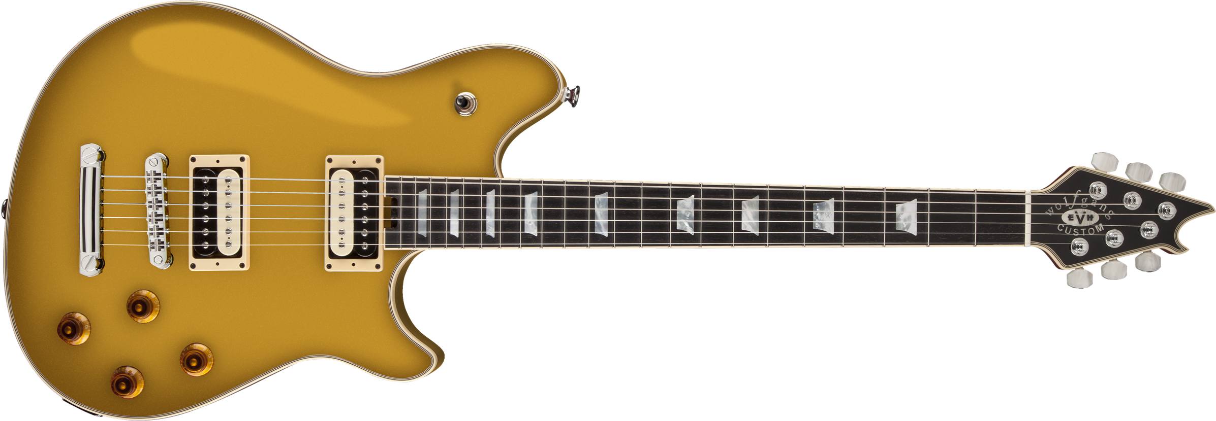 Evh® Wolfgang® Usa Custom Deluxe, Ebony Fingerboard, - Basse Cort Action (2400x838), Png Download