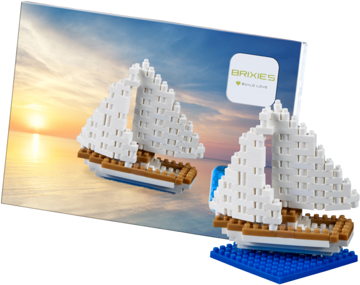 Postcard Sailing Boat - Brixies 412027 Karte Segelboot (1000x1000), Png Download