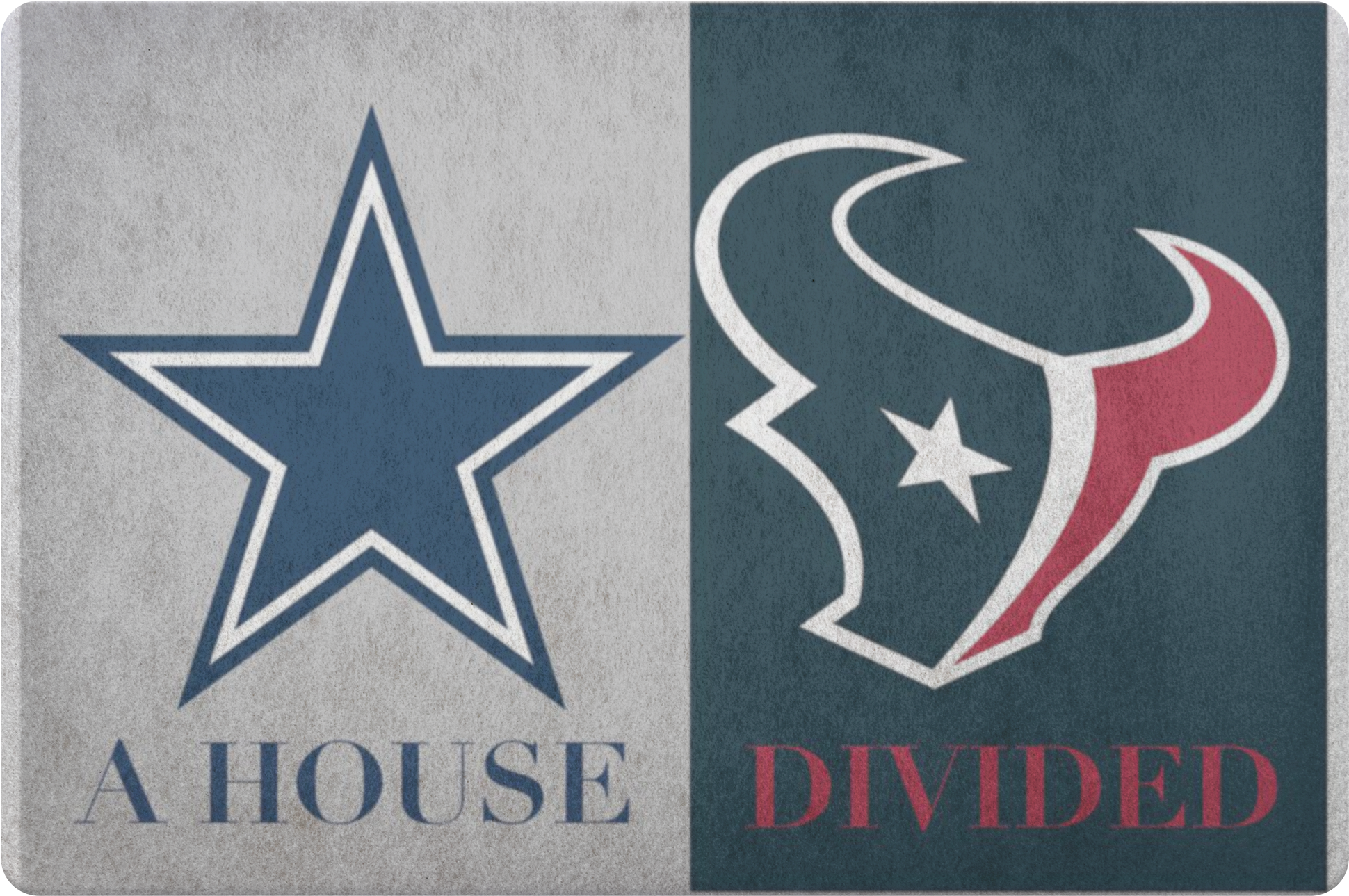 Dallas Cowboys Houston Texans Cowboys Decor Welcome - Houston Texans (1024x1024), Png Download