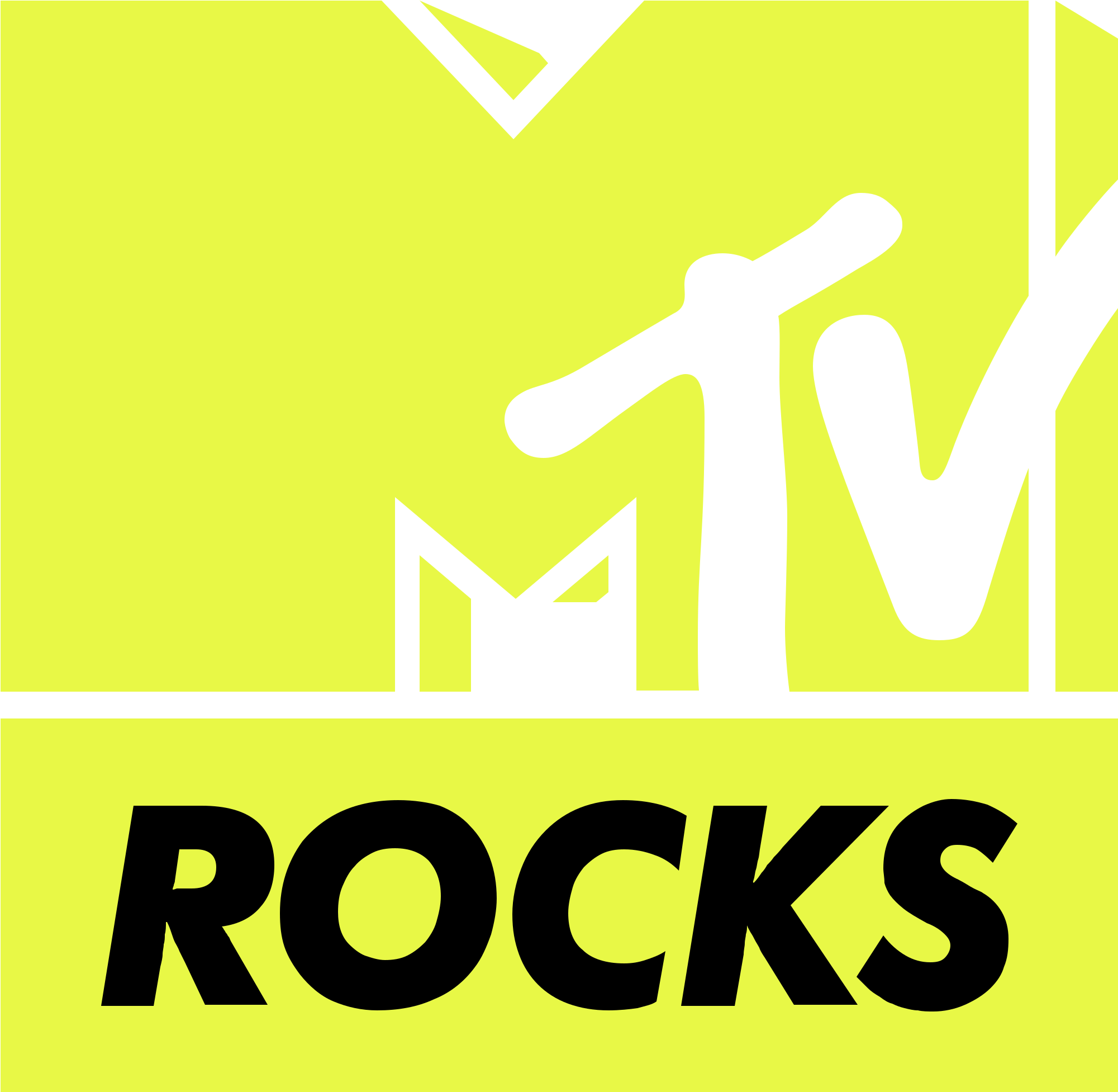 Open - Mtv Rocks Logo (2000x1960), Png Download