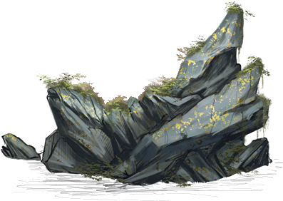 On Rocks - Portable Network Graphics (413x301), Png Download