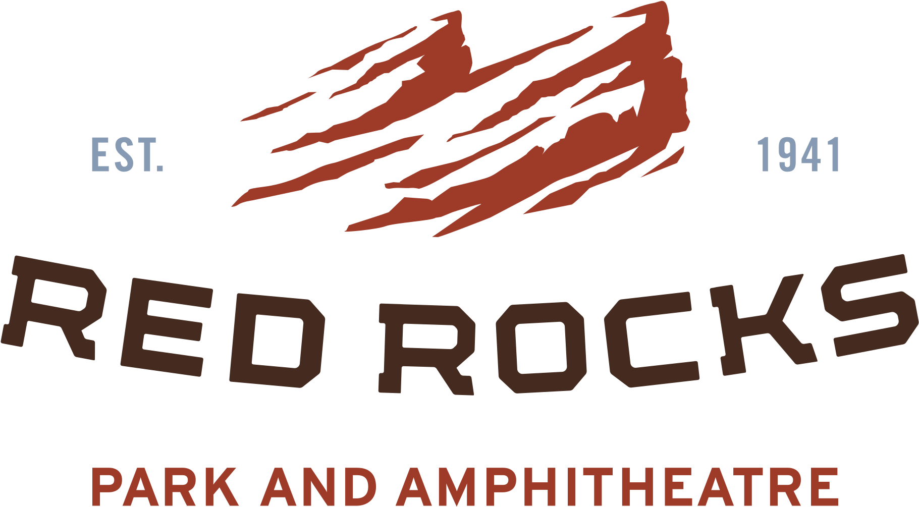 Red Rocks Logo Png Transparent - Red Rocks Amphitheater Logo (2400x2400), Png Download