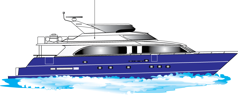 Hargrave 90 - Luxury Yacht (998x404), Png Download