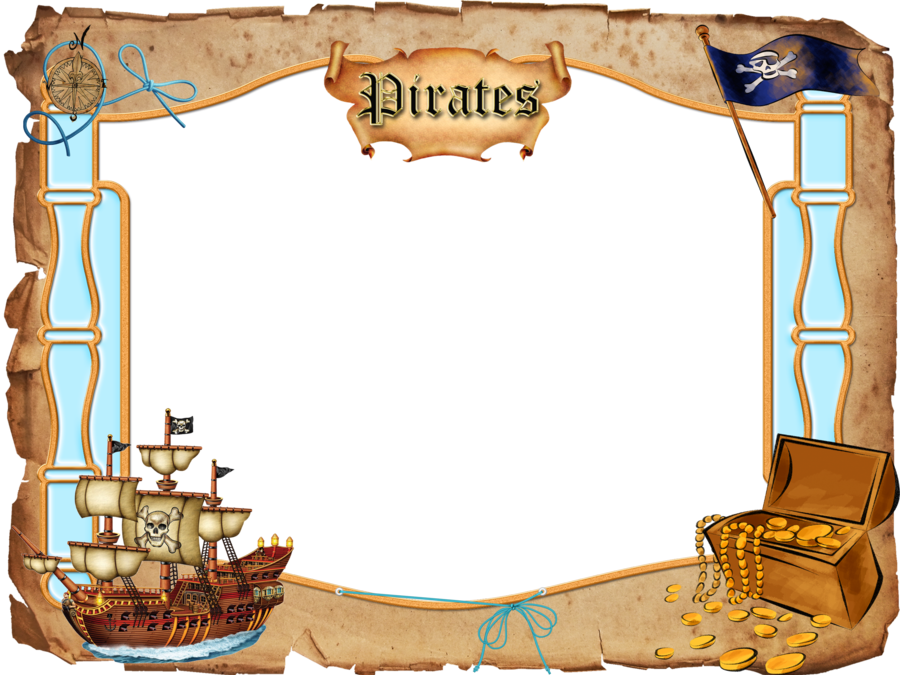 Pirates Photo Frame - Pirates Frame (900x675), Png Download