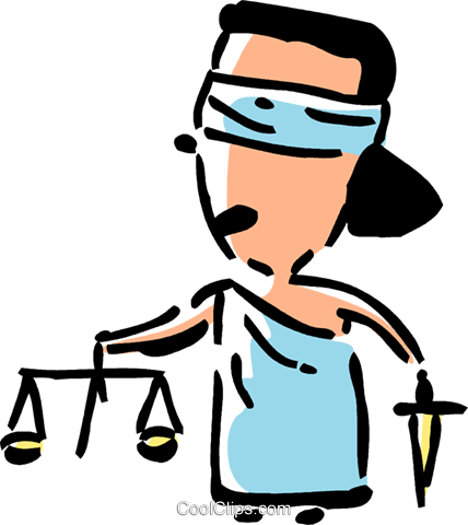 Scales Of Justice Royalty Free Vector Clip Art Illustration - Illustration (428x480), Png Download