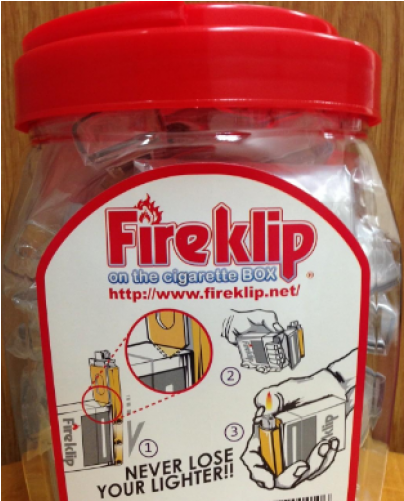 Fireklip On The Cigarette Box/50 - Food (500x500), Png Download