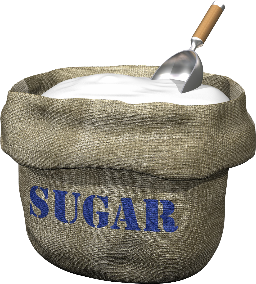 Sack Of Sugar (1550x1239), Png Download