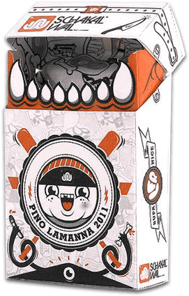 Doodling On Cigarette Box (553x553), Png Download