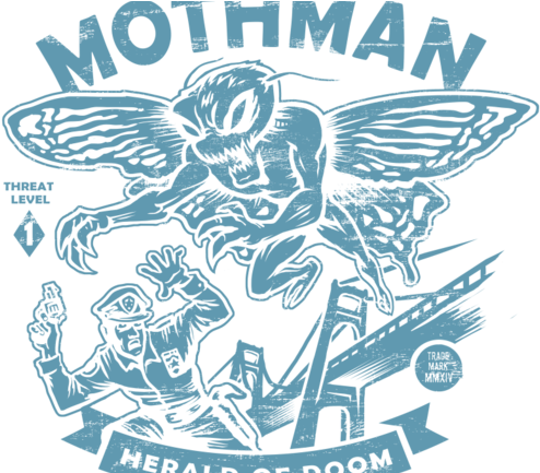 Mothman Mothman Mothman Mothman Mothman - Emblem (571x432), Png Download