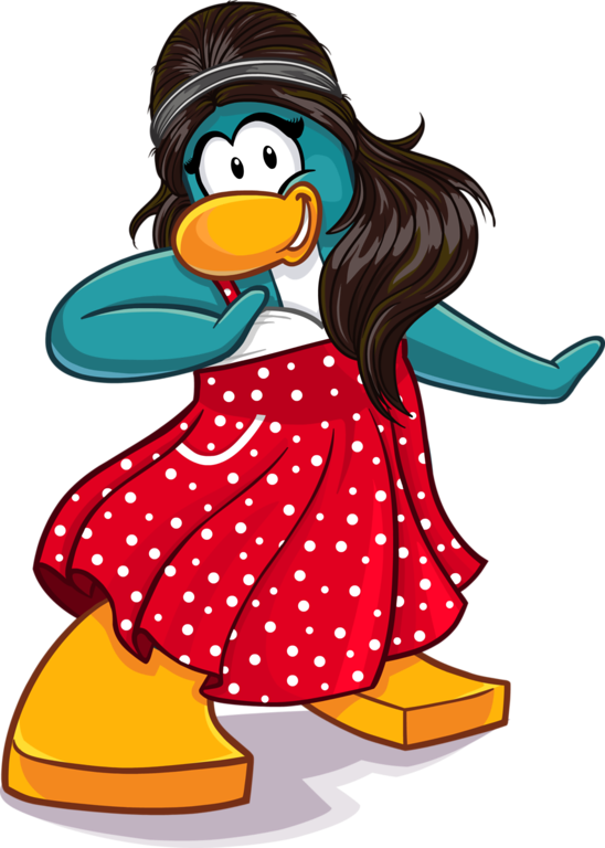 Vector Royalty Free Club Penguin Clipart - Lela Club Penguin (548x768), Png Download