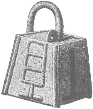 Viking Age Lock - Candado Escandinavo Polhem (333x382), Png Download