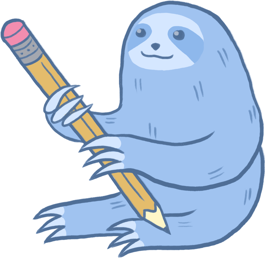 Sloth.png (1000x949), Png Download