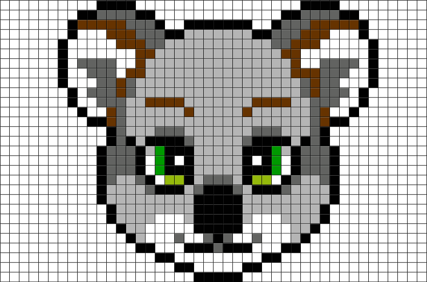 Pixel Art Animaux Koala (880x581), Png Download