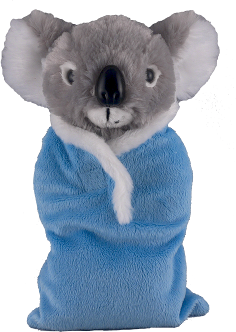 Bear With Me Plush Koala 8" With Personalized Blue - Stuffed Toy (503x709), Png Download