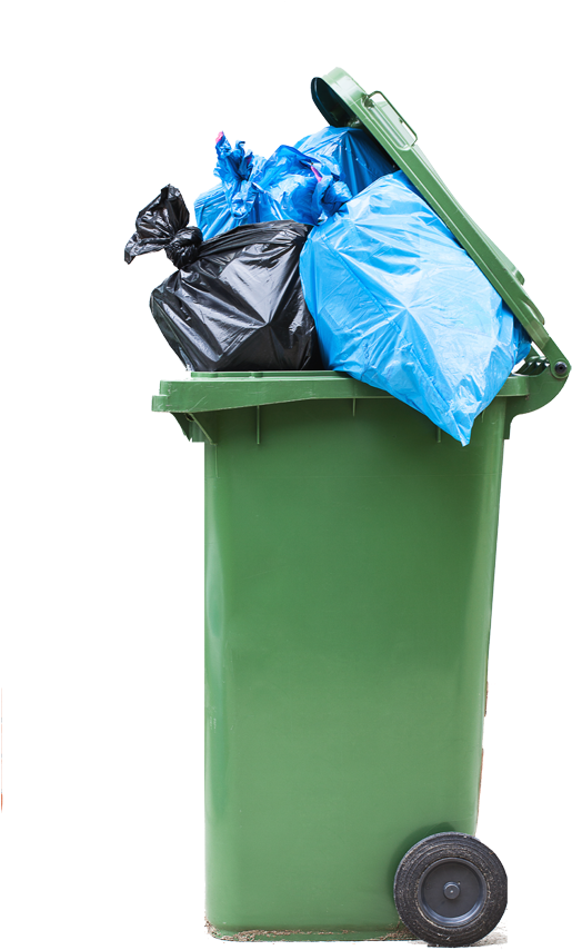 Is This Your Bin - Overflowing Bin Png (600x900), Png Download