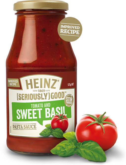 Tomato & Basil Pasta Sauce - Heinz Pasta Sauce Bolognese (510x665), Png Download