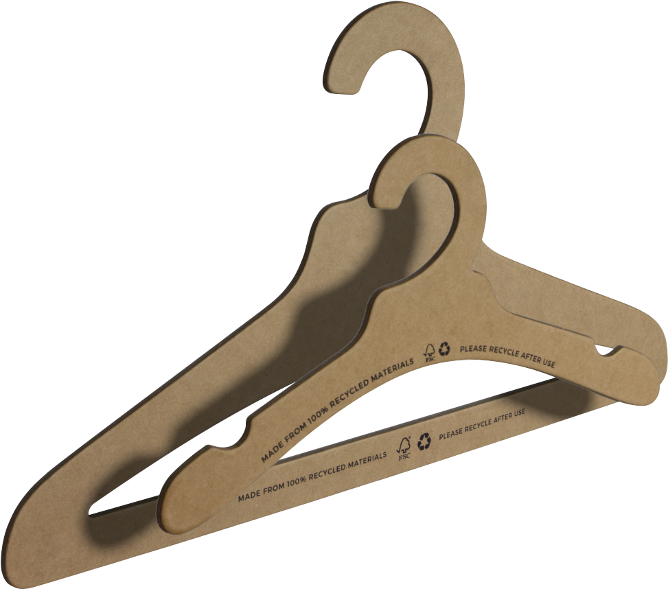 Cardboard Hangers Together 5 - Cardboard (995x914), Png Download