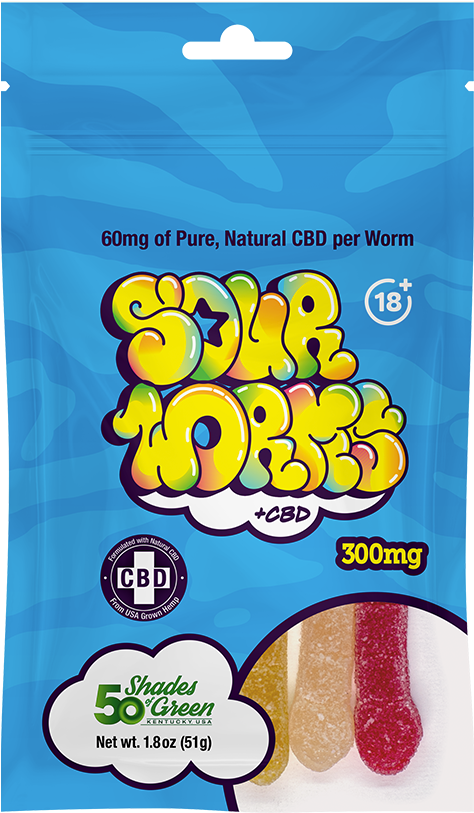 Sour Worms - Bag (1000x1000), Png Download