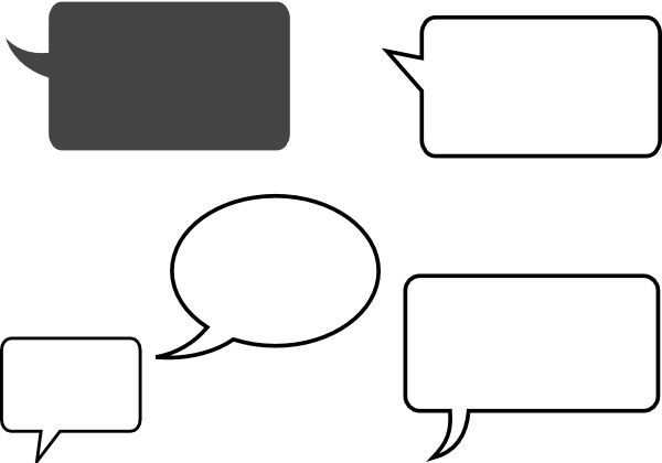 How To Set Use Speech Bubbles Icon Png - Speech Bubble Gray (600x420), Png Download