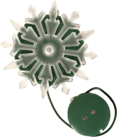 Thirsty Light Snowflake - Thirsty Light Christmas Snowflake Water Sensor (480x458), Png Download