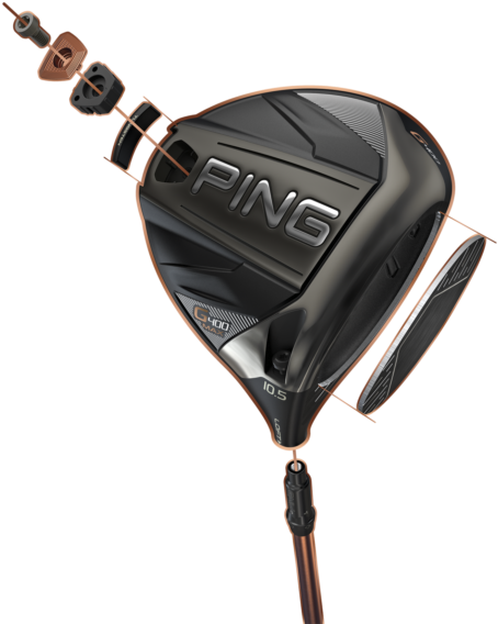 G400 Driver Max10 5exploded Ill 1s - Ping G400 Lst Golf Driver (580x580), Png Download