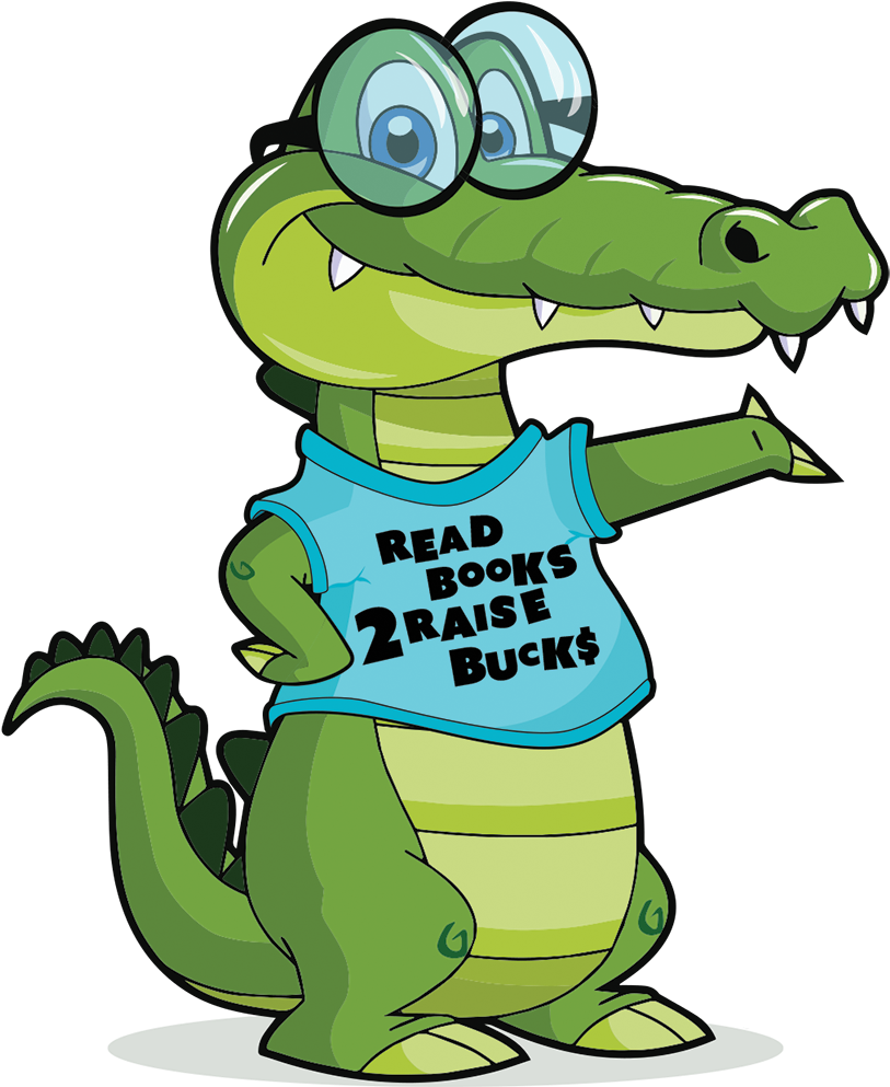 Read Books 2 Raise Books - Cartoon Crocodile Drawing (942x1000), Png Download