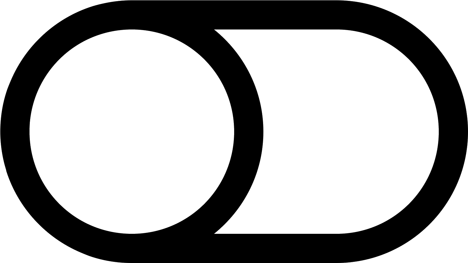 It Is A Logo Of An "off" Button - Toggle Off Icon Png (1600x1600), Png Download