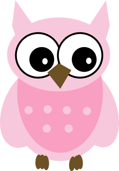 Baby Owl Clip Art (414x594), Png Download