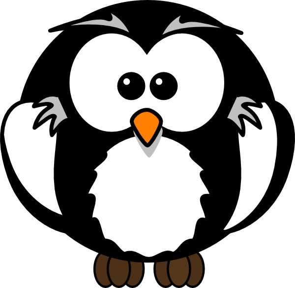 Black Owl Svg Clip Arts 600 X 585 Px (600x585), Png Download