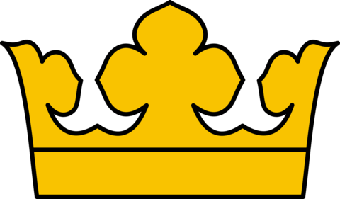 Simple Crown Template - Crown (480x281), Png Download