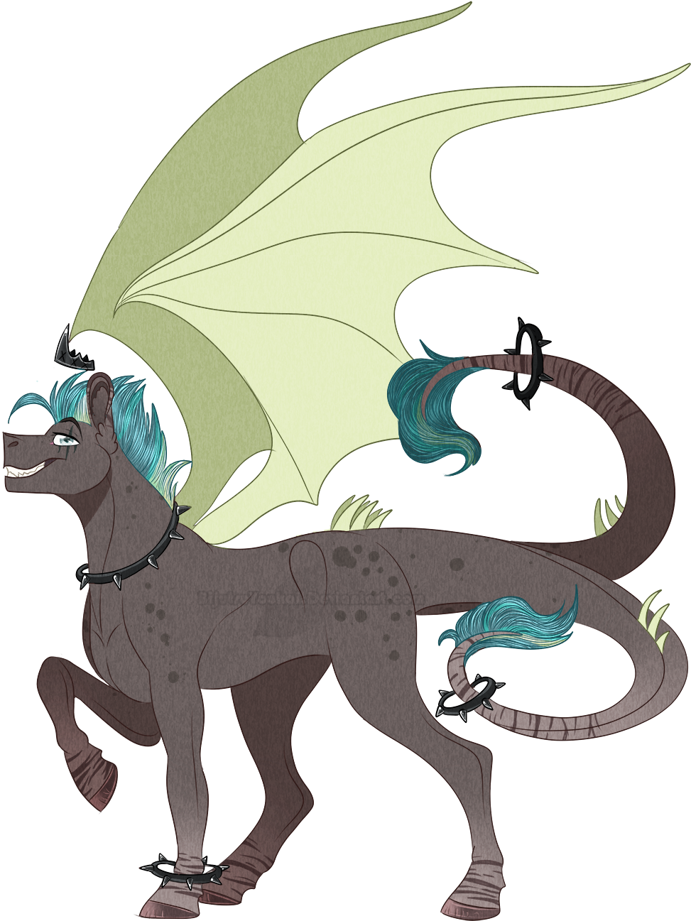Bijutsuyoukai, Dracony, Hybrid, Male, Oc, Oc - Dog (1000x1306), Png Download