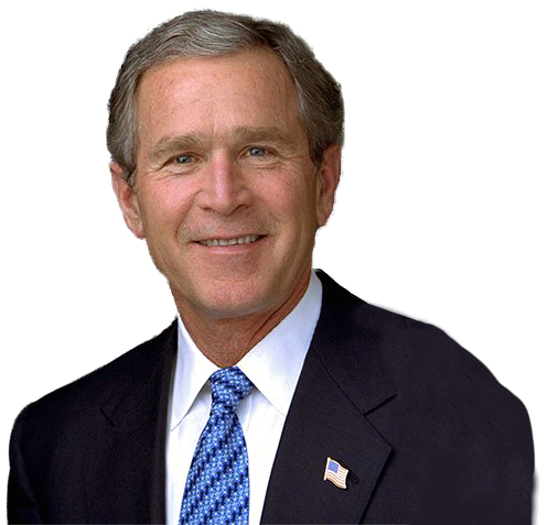 George Bush Png Image - George W Bush Png (750x500), Png Download