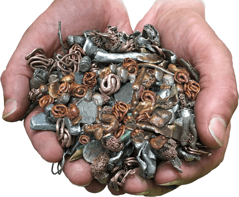 Taking Care Of Every Last Scrap - Metal Scrap (774x640), Png Download