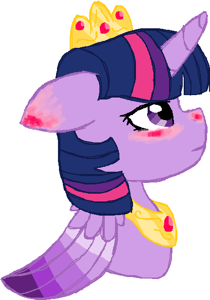 Leanne264, Bust, Crown, Jewelry, Pony, Portrait, Regalia, - Cartoon (458x634), Png Download