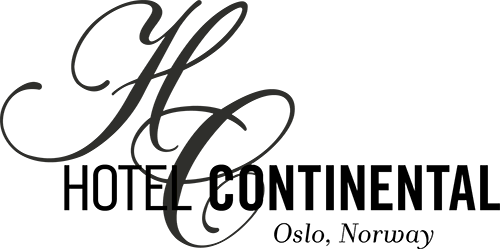 Hotelcontinental-black - Hotel Continental Oslo (500x249), Png Download