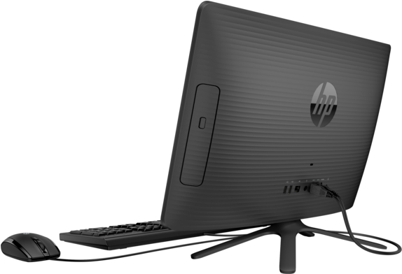 Hp All In One - Hp 20 C102il All In One Desktop (573x430), Png Download