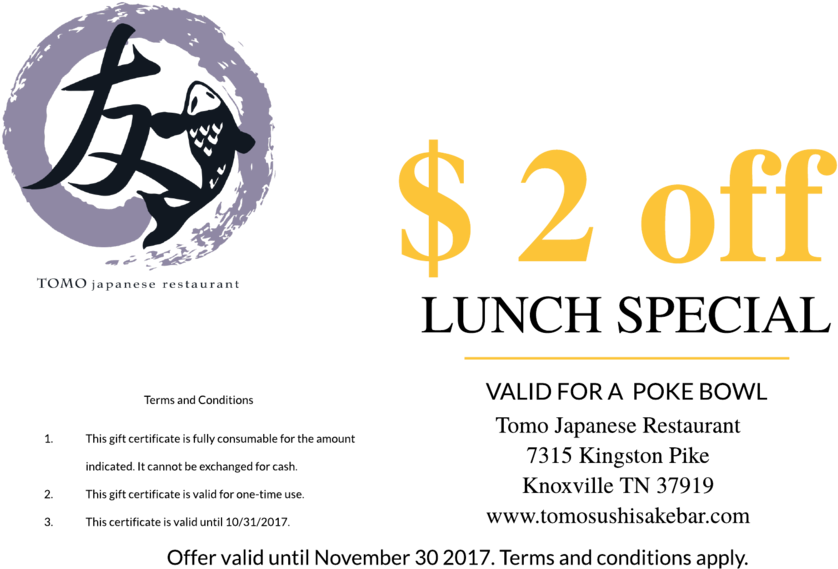 Lunch Special Poke Bowl $2 Off - Financial Times (1000x667), Png Download