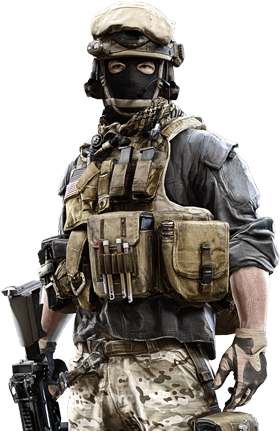 Battlefield Hd Png - Battlefield 4 Us Support (327x430), Png Download