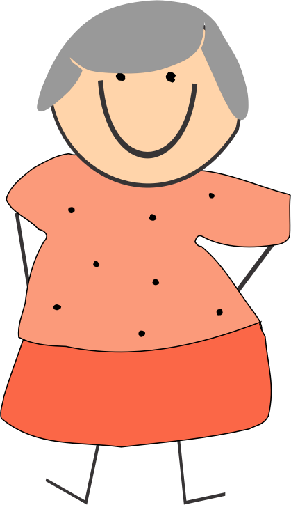 Download Clipart Png- Funny Cartoon Heroes - Grandmother Clipart Funny Png  PNG Image with No Background 