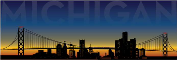 As These Are Vectors, The Colours And Text Can Be Changed - Detroit (700x490), Png Download