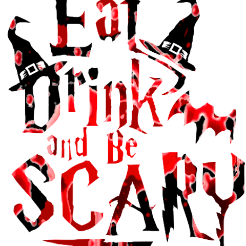 Eat Drink Be Scary (480x480), Png Download