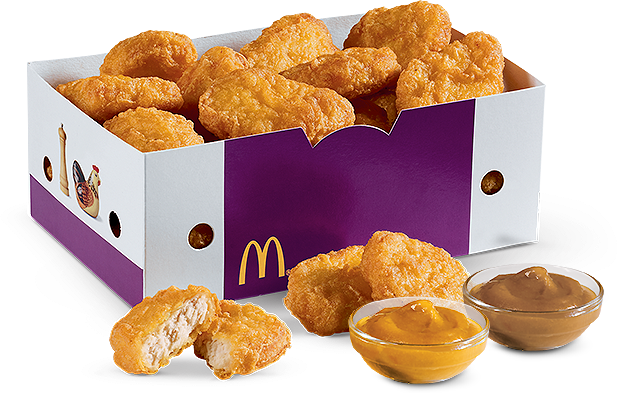 Chicken Mcnuggets 20 2omaki - Chicken Mcnuggets 20 (617x393), Png Download