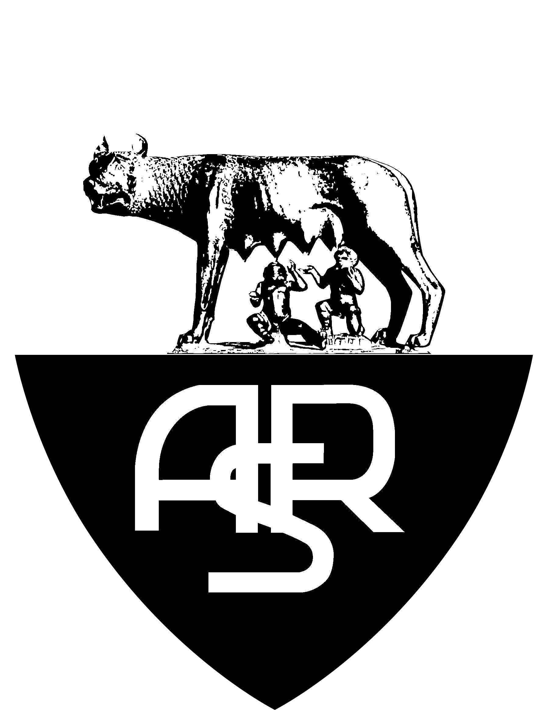 As Roma Transparent Background Roma Logo Black And White - Logo Dream League Soccer 2017 Roma - Free ...