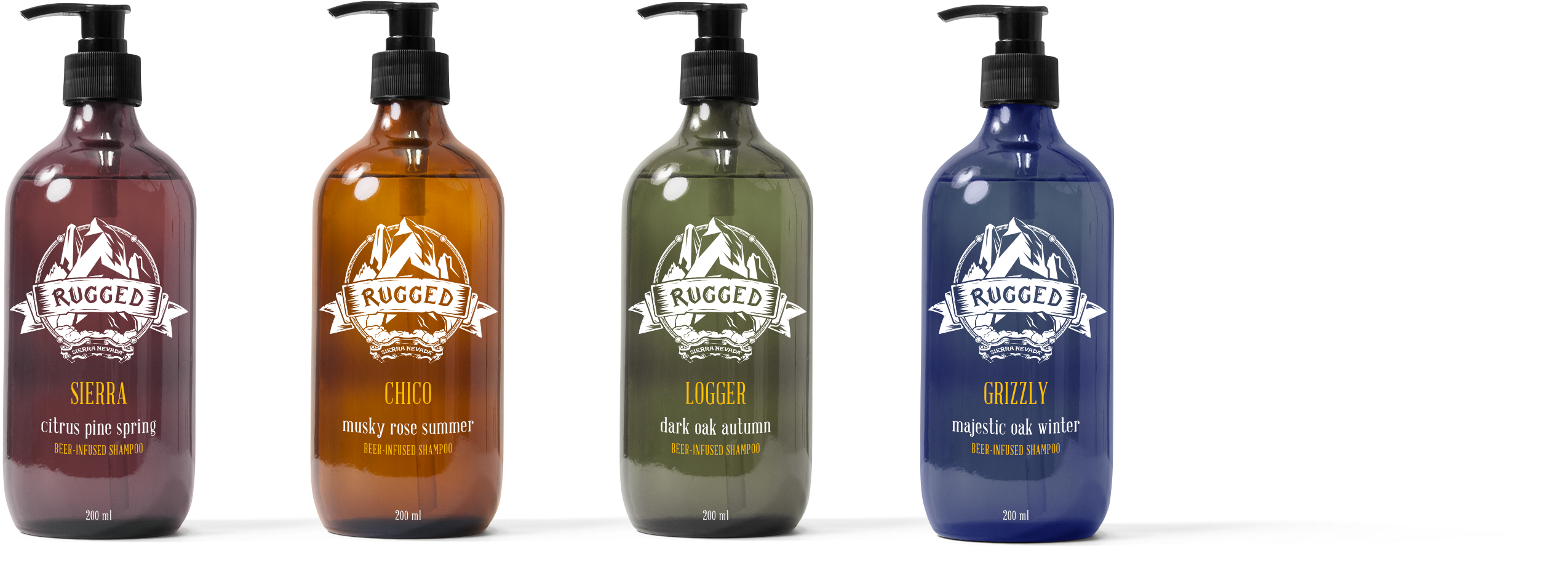 The Rugged Sierra Nevada Shampoo Line Is A Shampoo - Mockup (3440x1242), Png Download